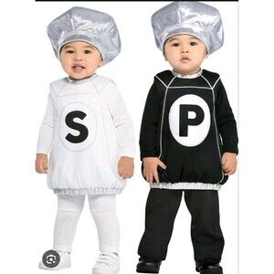 Shaker Sweetie Salt & Pepper Costumes Twins 2t Halloween Dress-up